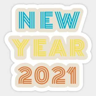 New Year 2021 Sticker